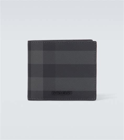 burberry check tb card holder wallet|Burberry black wallet.